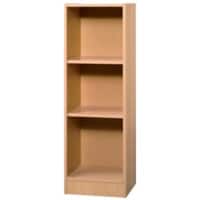 Hammerbacher Future Melaminharzbeschichtete Spanplatte Regal 2 Fachböden 406 x 400 x 1.270 mm Braun Buche