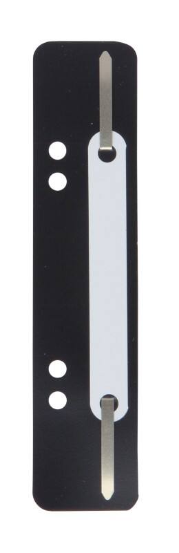 KANGARO Heftstreifen Schwarz Metall, PP (Polypropylen) 3,8 x 14,8 cm 25 Stück