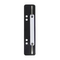 KANGARO Heftstreifen Schwarz Metall, PP (Polypropylen) 3,8 x 14,8 cm 25 Stück