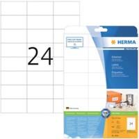 HERMA Universaletiketten 4390 Weiß DIN A4 70 x 37 mm 25 Blatt à 24 Etiketten