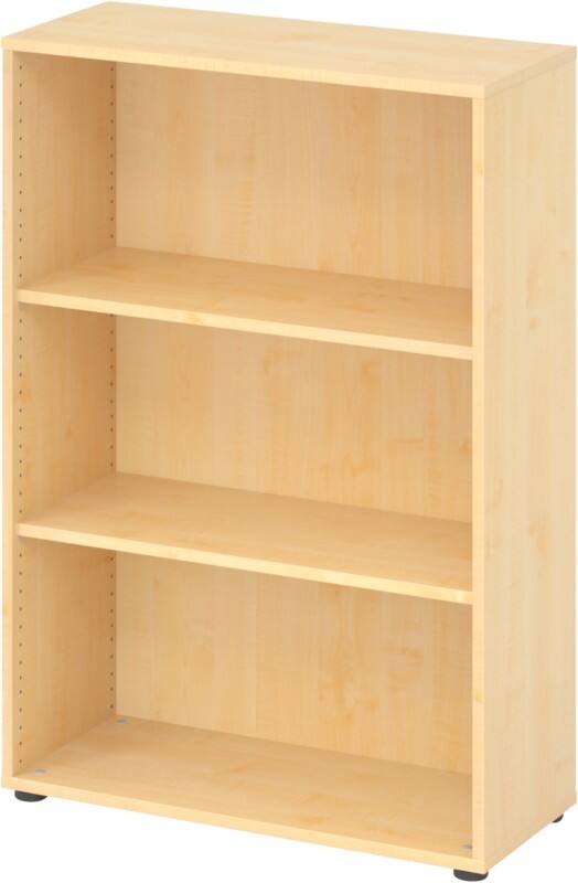 Hammerbacher Matrix Melaminharzbeschichtete Spanplatte Aktenschrank 2 Fachböden 800 x 330 x 1.144 mm Braun Ahorn