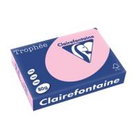 Clairefontaine DIN A4 Farbiges Papier Rosa 80 g/m² Matt 500 Blatt