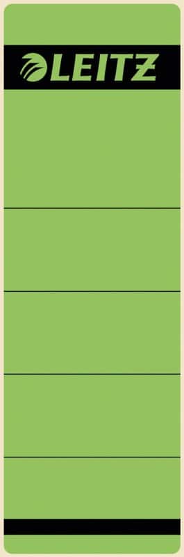Leitz Selbstklebende Rückenschilder 1642-00-55 Grün 61,5 x 192 mm 10 Stück