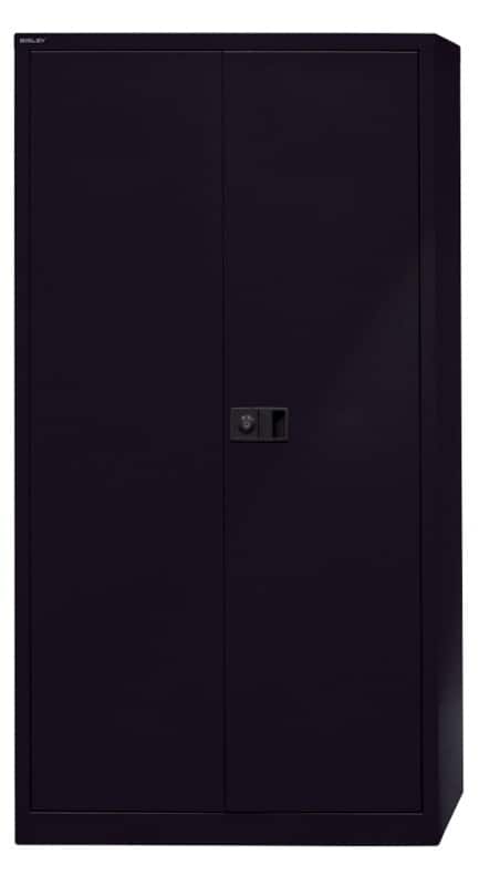 Bisley Universal Aufbewahrungsschank Stahl 3 Fachböden 914 x 400 x 1.806 mm Schwarz