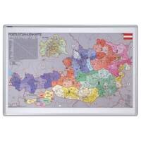 Franken Kartentafel Wandmontage 960 (B) x 680 (H) mm