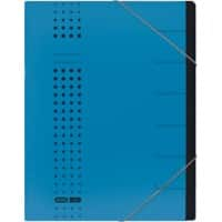 ELBA Ordnungsmappe chic DIN A4 Blau Karton 25 x 1,2 x 31,5 cm