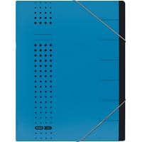 ELBA Ordnungsmappe chic DIN A4 Blau Karton 25 x 1,2 x 31,5 cm