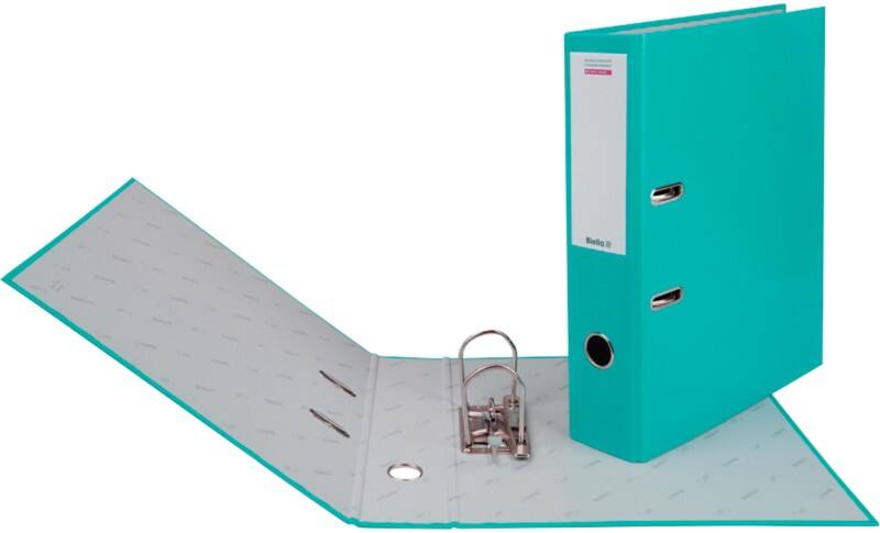 Biella Dinocolor Breit Ordner DIN A4 70 mm Türkis 2 Ringe 10341708U Kunststoff Hochformat