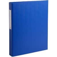 Exacompta Ringbuch DIN A4 Polypropylen 2 Ringe 25 mm Blau