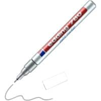 edding 780 Permanent Lackmarker Silber Extra Fein Nadelspitze 0,8 mm