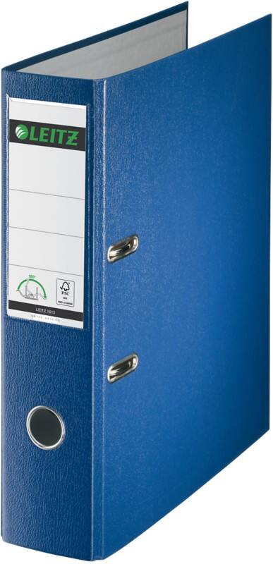 Leitz Swiss Edition 180° Ordner Breit DIN A4 80 mm Blau 2 Ringe 1013 Kunststoff Hochformat