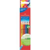 Faber-Castell Buntstifte Colour GRIP 112406 Farbig sortiert 6 Stück