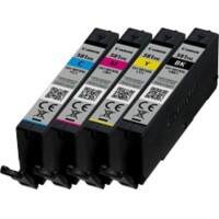 Canon CLI-581XXL Original Tintenpatrone 1998C005 Schwarz, Cyan, Magenta, Gelb 4 Stück Multipack