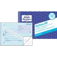 AVERY Zweckform Quittungsformulare 306 DIN A6 quer Perforiert N/A 50 Blatt