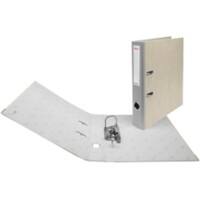 Biella Schmal Ordner DIN A4 40 mm Grau 2 Ringe Pappkarton Wolkenmarmor