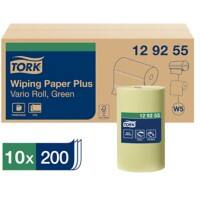 Tork  Wischtücher W5 Gerollt Grün 2-lagig 0.721 m 129255 10 Rollen à 200 Blatt