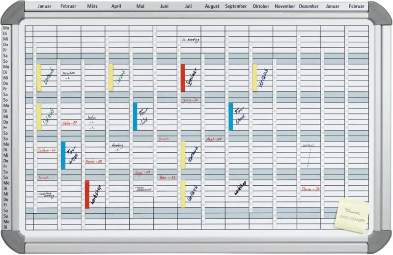 Franken Jahresplaner EuroLine® 5000 Mehrfarbig 91 x 60 cm
