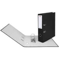 Biella Ringordner 70 mm Polyolefine-Folie 2 Ringe DIN A4 Schwarz