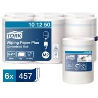 Tork Advanced  Wischtücher M2 Zentralentnahme Weiß 2-lagig 160 m 101250 6 Rollen à 457 Blatt