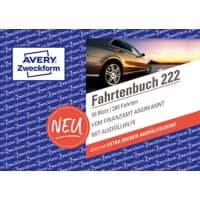 AVERY Zweckform Fahrtenbuch 222 DIN A6 quer Perforiert N/A 40 Blatt