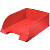 Leitz Plus Briefablage 5233 Jumbo DIN A4 Rot 25,5 x 35,7 x 10,3 cm