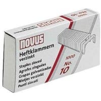Novus NOVUS OFFICE Nr. 10 Heftklammern 025-0290 Zink Silber 1000 Stück