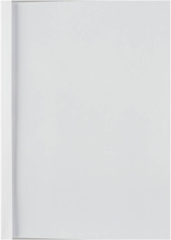 GBC ThermaBind Thermobindemappen A4 LeatherGrain 150 Mikron 1.5 mm Weiß 100 Stück