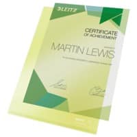 Leitz Super Premium Sichthüllen DIN A4 Gelb PVC (Polyvinylchlorid) 150 Mikron 100 Stück