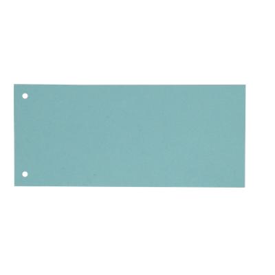 Falken Trennstreifen DIN A5+ Blau 100-teilig 2-fach Kraftkarton Blanko 100 Stück