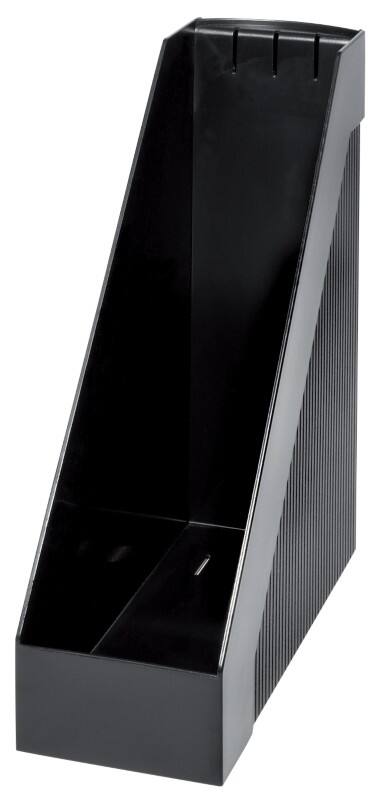 helit Stehsammler Linear Polystyrol Schwarz 10 x 27 x 29 cm