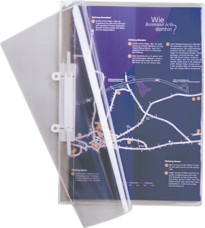 DURABLE Sichthefter 2512 DIN A4 Transparent Kunststoff