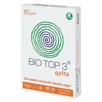 Bio Top 3 DIN A4 Druckerpapier 80 g/m² Matt Weiß 500 Blatt