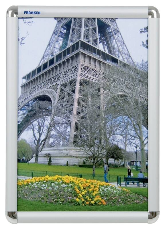 Franken DIN A3 Klapprahmen Silber Aluminium BS0702 29,7 (B) x 2,5 (T) x 42 (H) cm