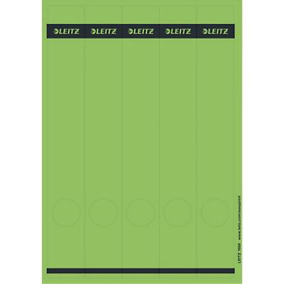 Leitz PC-beschriftbare Selbstklebende Rückenschilder 1688 Lang Für Leitz 1050 Qualitäts-Ordner Grün 39 x 285 mm 125 Stück