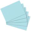 herlitz Karteikarten DIN A5 Blanko 100 Karten Blau 21 x 14,8 cm 100 Stück