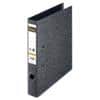 Bene No.1 Power Hartpappe Ordner 91500 Wolkenmarmor 50 mm Recyclingkarton DIN A4 Schwarz