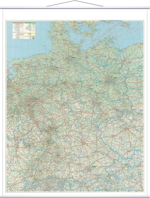 Franken Kartentafel Wandmontage 970 (B) x 1.370 (H) mm