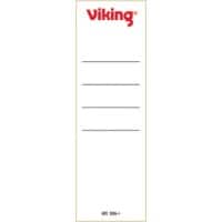 Viking Rückenschilder 60 mm Weiß 10 Stück