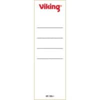 Viking Rückenschilder 60 mm Weiß 10 Stück