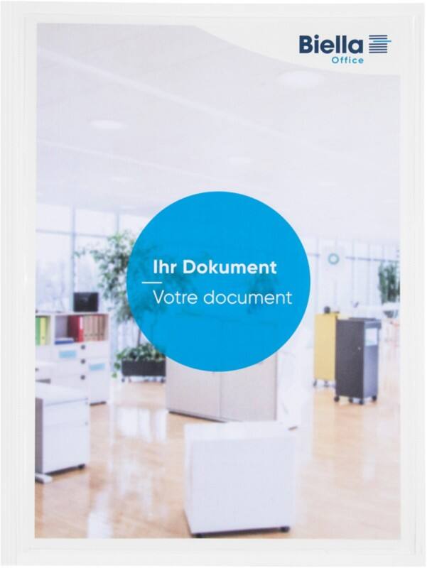 Biella Präsentationsmappe Pearl#2 DIN A4 Weiß Karton