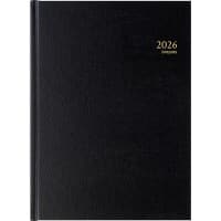 Brepols Terminplaner 2026 Spezial 1 Tag / 1 Seite Deutsch, Französisch, Englisch, Italienisch, Spanisch, Niederländisch Schwarz