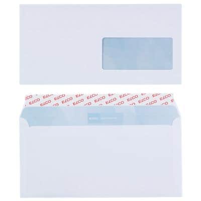 Elco Büro Briefumschläge Mit Fenster C6/5 229 (B) x 114 (H) mm Abziehstreifen Weiß 80 g/m² 200 Stück