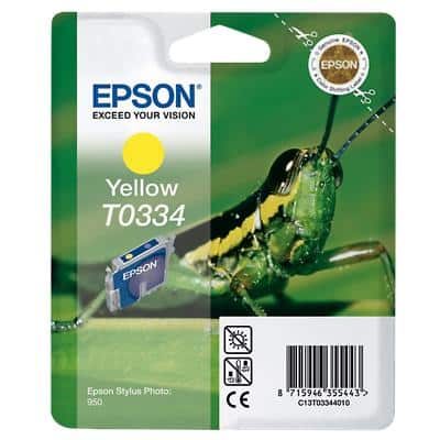 Epson T0334 Original Tintenpatrone C13T03344010 Gelb