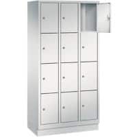 C+P Fächerschrank 8020 Lichtgrau 900 x 500 x 1.800 mm