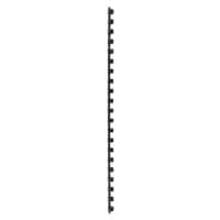 GBC Kunststoff Plastikbinderücken Schwarz 8 mm 45 Blatt DIN A4 100 Stück