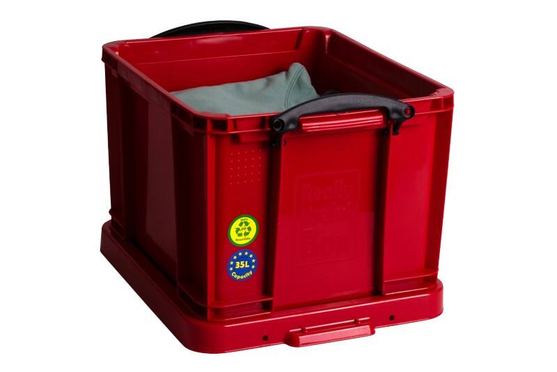 Really Useful Box Kunststoff Archivbox 35 L Rot 48 x 39 x 31 cm