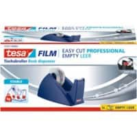 tesa Klebebandabroller tesafilm Easy Cut Professional Blau 19 mm (B) x 33 m (L) PS (Polystyrol)