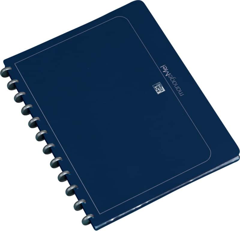 OXFORD Ringmappe Vario-Zipp DIN A4 Dunkelblau PP (Polypropylen) 26,5 x 2,1 x 31 cm