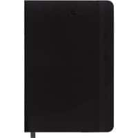 Foray Classic Notebook DIN A4 Kariert Gebunden PP (Polyproplylen) Softcover Schwarz Nicht perforiert 160 Seiten 80 Blatt