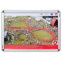 Franken DIN A2 Klapprahmen Silber Aluminium BS0801 42 (B) x 59,4 (H) cm